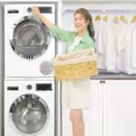 Washing machines and dryers should be placed on top of each other. Instructions on how to install them safely fqfxcmshbl821.jpg